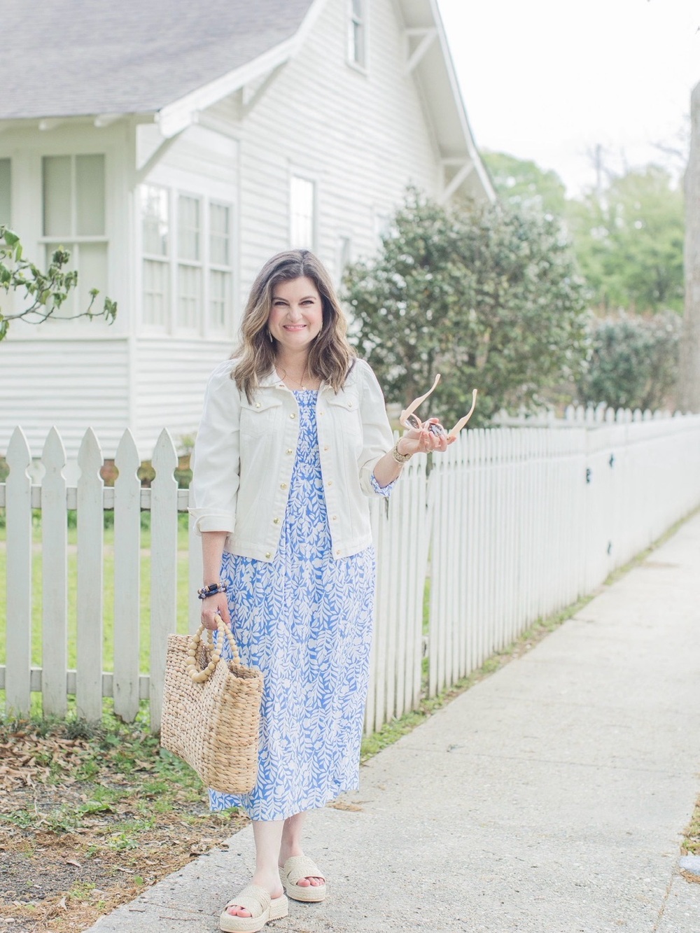 Sail to Sable Cream Denim Jacket